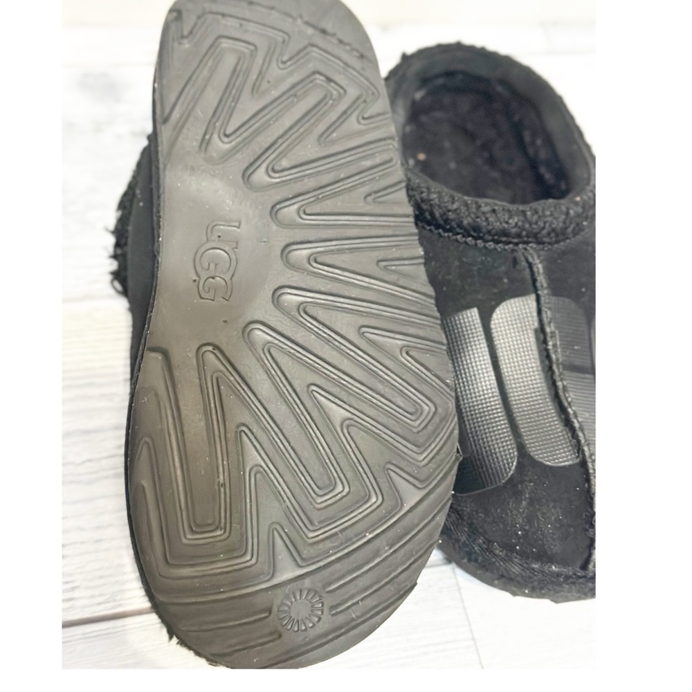 UGG Kids' Tasman II Scatter Graphic slippers black suede Sz 12 - Picture 3 of 6